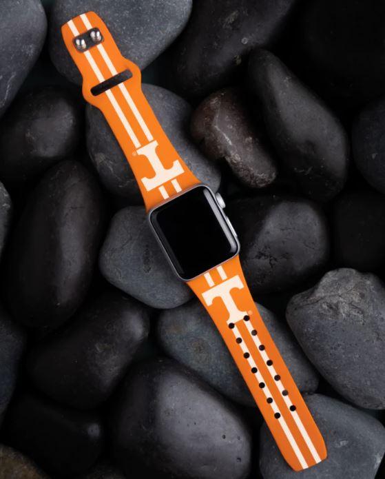 Vols Tennessee Apple Watch Silicone Stripe Sport Band 38mm Alumni Hall